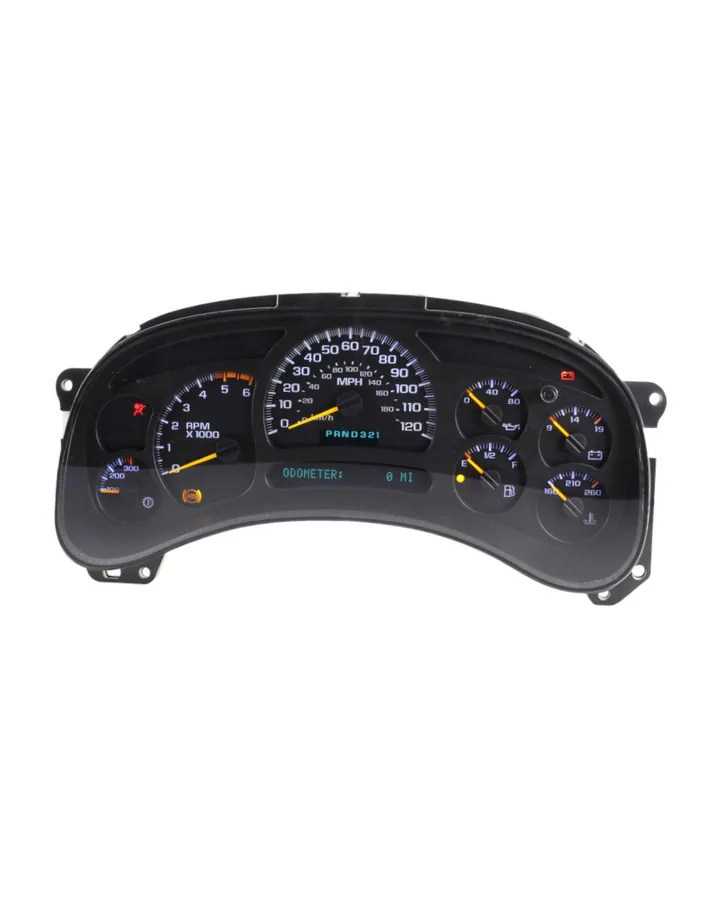 ISS Automotive remanufactured instrument cluster for a GM truck